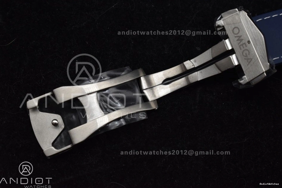 Strap GMT Ceramic Clone Ocean Bezel on Blue Blue 600M Dial Rubber Trendsetting Co-Axial Planet VSF Edition Best 1009 1:1 Super 43.5mm A8605 1219